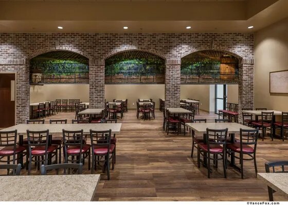 Paisan's mural dining room, a weather-proof celebration room