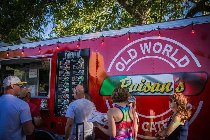 Paisan's food truck at a festival