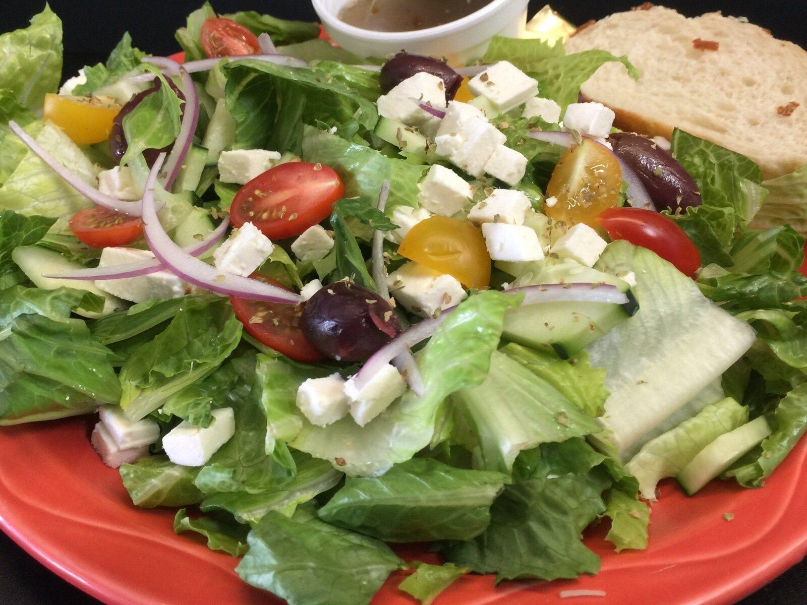 The Greek salad, family size